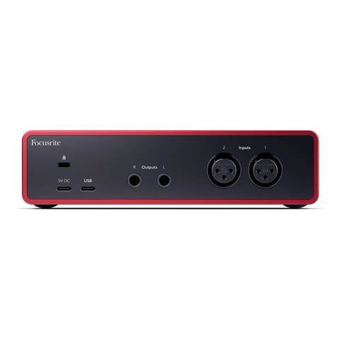 Interfaz De Audio Usb Focusrite Scarlett 2i2 4th Gen Rojo