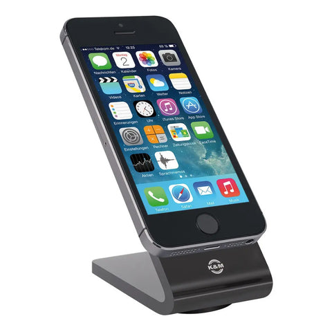 Soporte P/smartphone Color Negro Konig & Meyer 19850-000-55