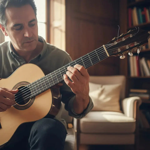 Guitarra Clásica Manuel Rodríguez Serie Superior C-s Color Caqui