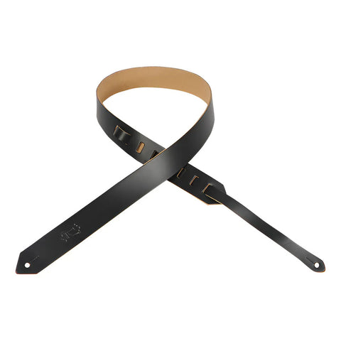 Correa Guitarra Clásica Levy's M70-blk Cuero Negro Ajustable 58-64