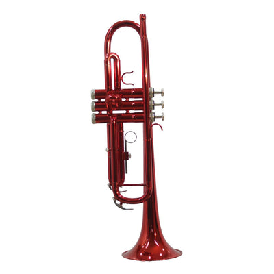 Trompeta Bb Roja Tono Sib Con Estuche Cyruswinds 6418rdcw