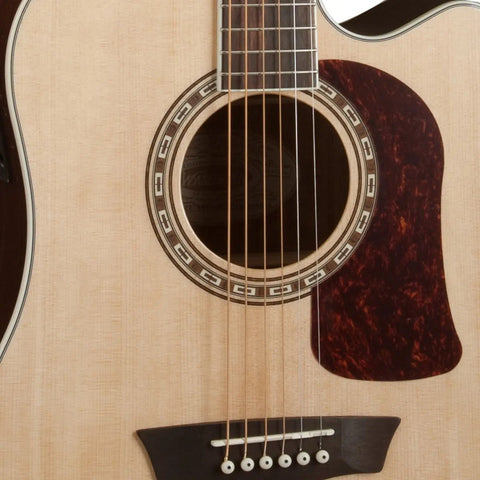 Guitarra Electroacustica Dreadnought Washburn D20sce Natural