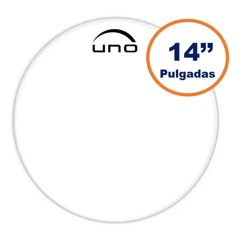 Parche Resonante Tarola 14 Clear 1 Capa Batería Uno Us14h30 Transparente