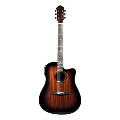 Guitarra Electroacústica La Sevillana Tx-200ceq Tsb Sombreado