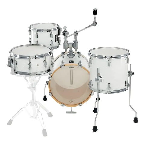 Bateria Bombo De 16  Sonor S/stands Aq2 Safari Set Whp Blanco Aperlado