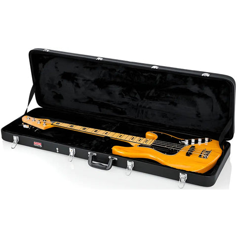 Estuche Rígido Para Bajo Gator Gwe-bass Madera Contrachapada Negro