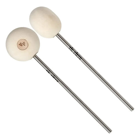 Baquetón Vickick Beaters Con Fieltro Vic Firth Vkb1 White