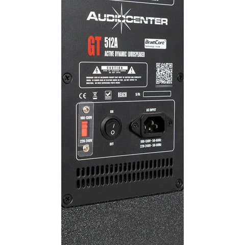 Bafle Amplificado De 12  Audiocenter Gt512a Ii Negro