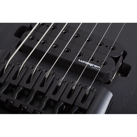 Guitarra Schecter Electrica 7 Cuerdas Km-7 Mk-iii Ex Black S Diestro Negro Ébano