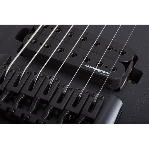 Guitarra Schecter Electrica 7 Cuerdas Km-7 Mk-iii Ex Black S Diestro Negro Ébano