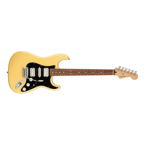 Guitarra Eléctrica Fender Player Stratocaster Hsh De Aliso Buttercream Brillante Con Diapasón De Granadillo Brasileño