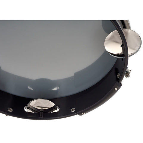 Pandero Con Parche De Napa Plastico Abs Meinl Pa10abs-bk-nh Negro