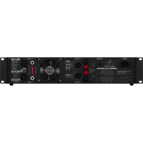 Amplificador Behringer Europower Ep 2000 De 500 W Con 2 Canales Negro