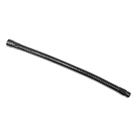 Soporte Micrófono Cuello Ganso Maxtone Gn13 13cm Acero Plateado
