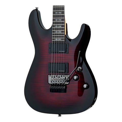 Schecter Demon-6 Fr Crb Guitarra Eléctrica Floyd Rose Color Rojo Material Del Diapasón Wengué Orientación De La Mano Diestro