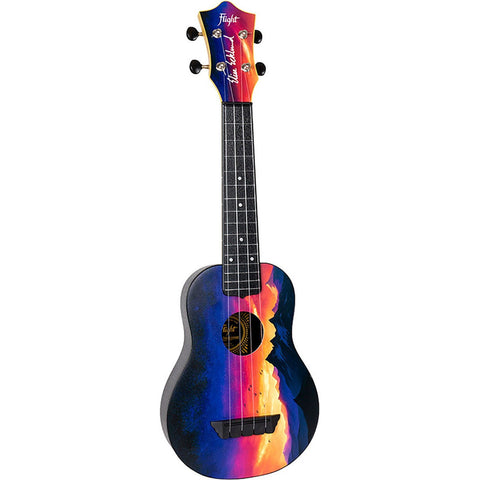 Ukelele Soprano Elise Ecklund Flight Tus Ee Sunset Pack
