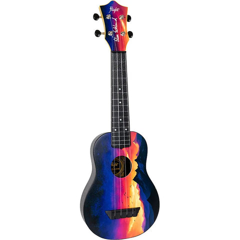 Ukelele Flight Soprano Tus Ee Sunset Pack Con Accesorios