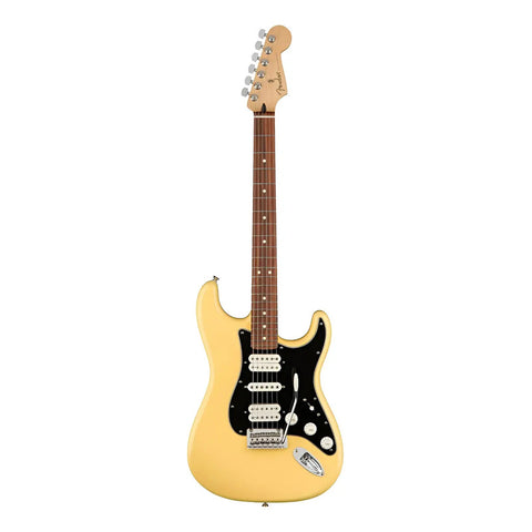 Guitarra Eléctrica Fender Player Stratocaster Hsh De Aliso Buttercream Brillante Con Diapasón De Granadillo Brasileño Diestro