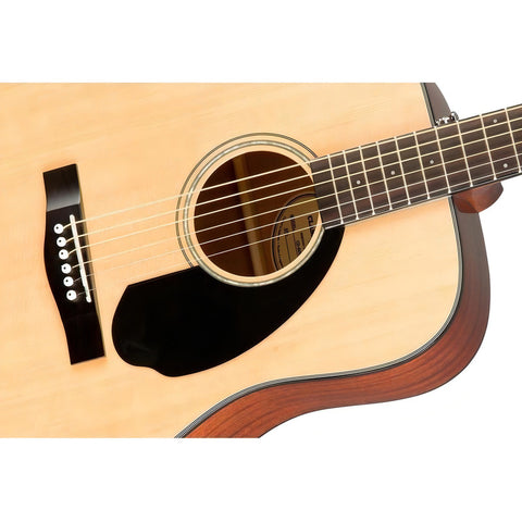 Guitarra Acústica Fender Classic Design Cd-60s Para Diestros Color Natural Orientación De La Mano Diestro