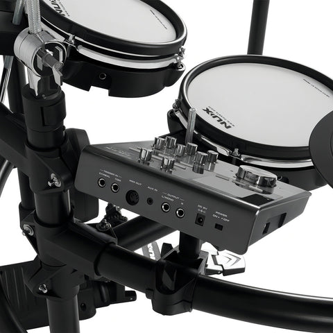 Batería Eléctrica Nux Dm-7x Usb Midi Platillos Pedales Malla 9 Cuerpos