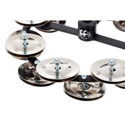 Pandero Montable P/bateristas Crotalos Acero, Meinl Hthh2bk Gris