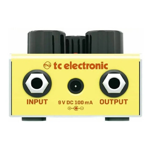 Pedal Chorus Tc Electronic Afterglow Analógico Guitarra Eléctrica Amarillo