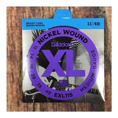 Cuerdas Estandar Para Guitarra Eléctrica 4:4 D'addario Xl Exl115
