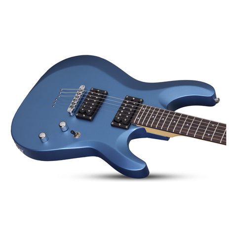Guitarra Eléctrica Schecter C-6 Deluxe Metallic Light Blue Diestro Satin Metallic Light Blue Palo De Rosa