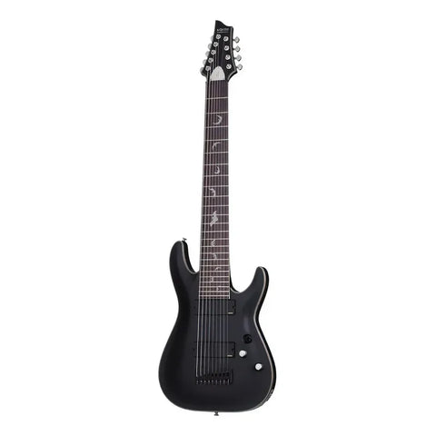 Schecter Damien Platinum 9 Sbk Guitarra Eléctrica 9 Cuerdas Color Negro Diestro