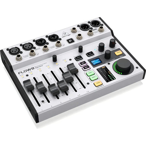 Behringer Flow 8 Mezcladora Mixer Digital 8 Canales Interfaz