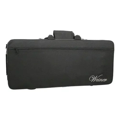 Saxofón Alto Wesner Ssa1000-g Eb Laqueado Dorado Con Estuche