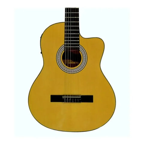 Guitarra Electroacústica Cafa Clásica La Sevillana N-3ceq Natural