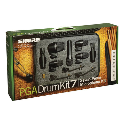 Kit De Micrófono Shure Pga Drum Kit 7 Para Batería, Color Negro