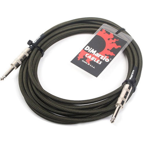 Cable P/instrumento 5.4 M Verde Militar Dimarzio Ep1718 Mgn