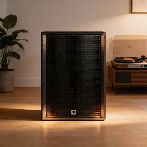Bafle Activo Hk Pro115-fd2 1200w 15  Negro Dsp Ergonomico