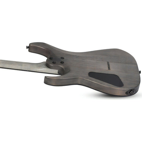 Schecter Omen Guitarra Eléctrica Charcoal Elite-6 Color Marrón Material Del Diapasón Maple