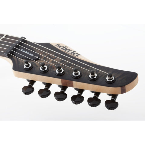 Guitarra Electrica 6 Cuerdas, Schecter Reaper-6 Cbu Diestro Charcoal Burst Ébano