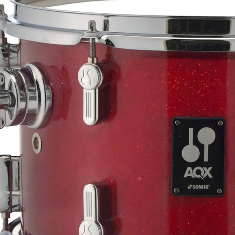 Batería De 4 Sonor Aqx Jazz Red Moon Sparkle