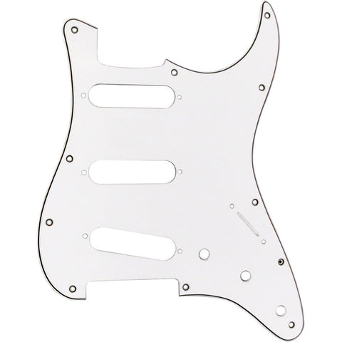 Mica Blanca Precableada Para Guitarra Strat Dimarzio Fg2108 Color Blanco Diseño Blanco