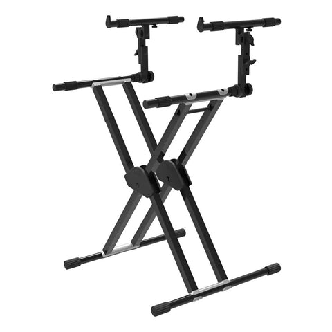 Soporte Teclado Doble Proel Dhks52 Ajustable Acero Resistente X