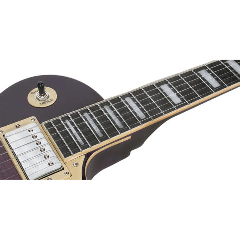 Guitarra Eléctrica 6 Cuerdas Mars Les Paul Traditional Ppl Color Morado Material Del Diapasón Palisandro Orientación De La Mano Diestro Palo De Rosa
