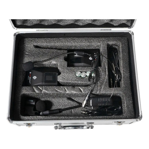 Micrófono Inalámbrico Prosound Pwk-30set Diadema Lavalier Instrumento Negro