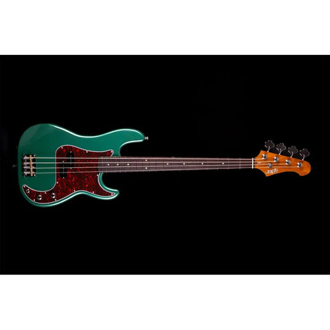 Bajo Eléctrico 4 Cuerdas Color Verde Jet Guitars Jpb-300 Diestro