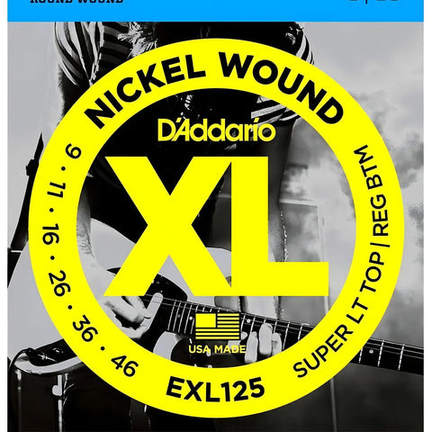 D'addario Exl125 Juego De Cuerdas P/ Guitarra Eléctrica 9-46