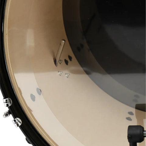Batería Acústica 5 Pzas New Beat Nb-ds400 C/ Pedal Banco Cge Champagne Plateado