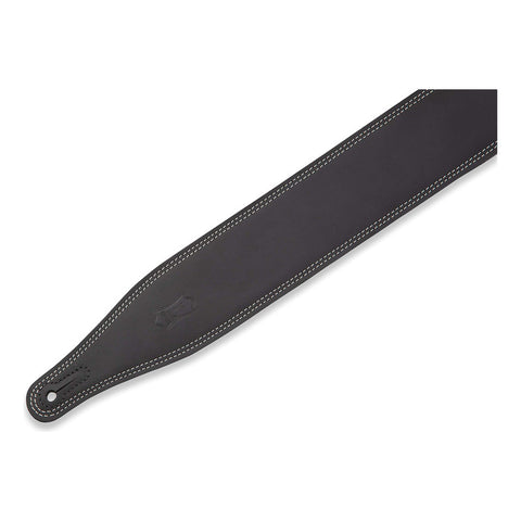 Correa De Guitarra De Cuero De 2.5''  Levy's Leathers M17bds Negro