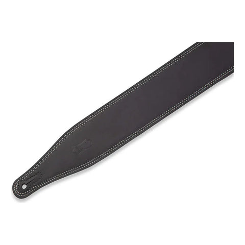 Correa De Guitarra De Cuero De 2.5 Pulgadas Levy's Leathers Negro