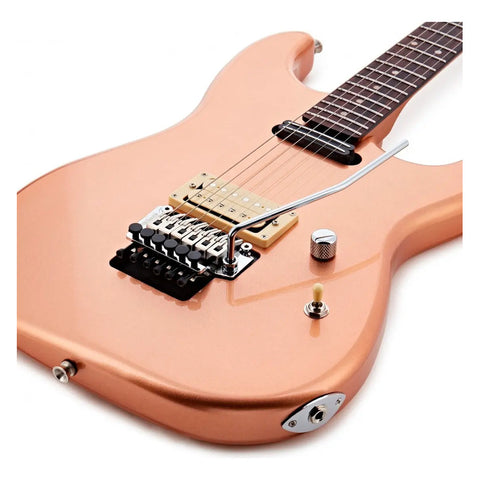 Guitarra Jet Guitars Eléctrica Js700 Copper Material Del Diapasón Maple Orientación De La Mano Diestro
