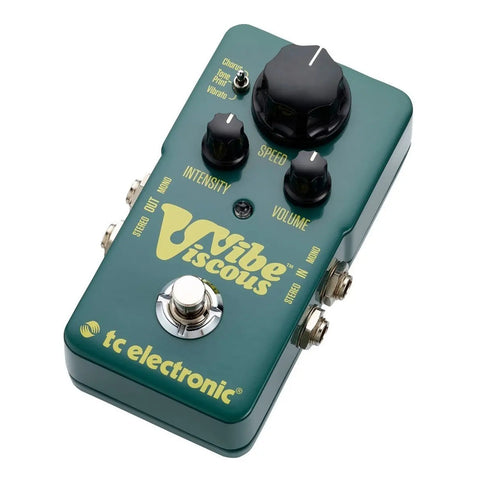 Pedal De Efecto Chorus P/guitar, Tc Electronic Viscous Vibe Verde Musgo
