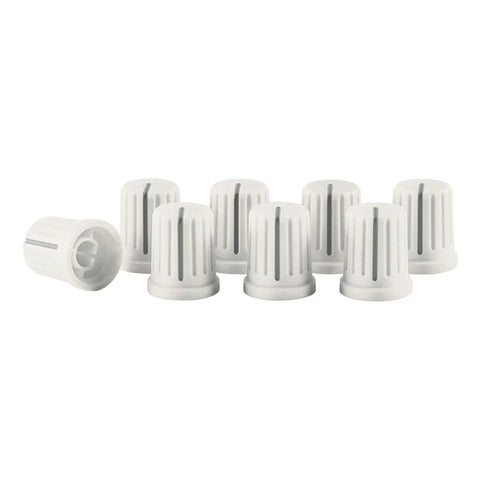 Tapas De Perillas Multipropósito Reloop Pack 8 Blancas 7mm Plástico Blanco